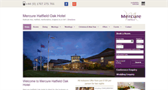 Desktop Screenshot of hotels-hatfield.com