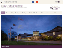 Tablet Screenshot of hotels-hatfield.com